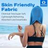 imageSukeen Cooling Hoodie Towel for Men Cooling Towels for Neck and Face Cools When Wet Cooling Neck Wraps Sport Workout Camping Cycling Cool Towel for Hot WeatherBlackGreyGreenBlue