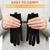 imageSukeen Lightweight Running Gloves for Men Women Touchscreen AntiSlip Sports Gloves Winter Warm Gloves for Cycling DrivingBlack