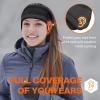 imageSukeen Running Ear Warmers for Women DoubleLayer Fleece Ear Warmer Headband Moisture Wicking NonSlip Winter Running Headband Elastic Winter Headbands for Cycling Hiking Skiing Jogging Grayz BlackBlack