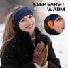 imageSukeen Ear Warmer Headband for Women DoubleLayer Warm Winter Headbands for Women Ear Muffs for Running Cycling Sportsz Blue Baby Blue  2 pack