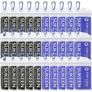 imageSukeen 30pack Cooling Towel40quotx12quotBulk Ice Towel for Neck and Face Quick Dry Sports Cool Towels Soft Breathable Sweat Towels for Gym Yoga Golf and More Activities