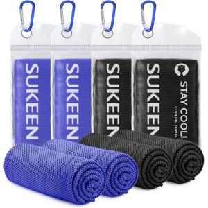 imageSukeen Cooling TowelInstant Evaporative Cooling for SportsYogaGolfGymNeckWorkout and More40x 12
