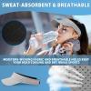 image:imageSukeen Sports Sun Visor Men Women Reflective Running Visors Lightweight Adjustable Visor Hat for Golf Tennis Sunglass SlotsGrey