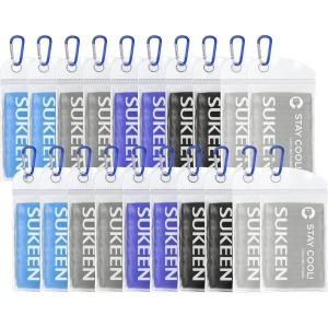 image:imageSukeen Cooling Towel 40x12 Bulk Ice TowelSoft Breathable Chilly TowelMicrofiber Towel for YogaSportRunningGymWorkoutCampingFitnessWorkout amp More Activities