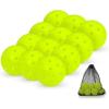 image:imageSukeen Pickleball Balls Outdoor Crack Resistant Pickleballs OnePiece Seamless 40 Holes Pickleball High Visibility Neon Pickleballs Pickle Balls 12 Pack