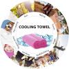 image:imageSukeen Cooling Towel40x12 Microfiber Cool TowelSoft Breathable Chilly Towel for Yoga Golf Gym Camping Running Workout amp More Activities