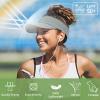 image:imageSukeen Sports Sun Visor for Men Women Lightweight Empty Top Visor Hat Adjustable Packable Sun Hat for Golf Daily Wear Grey