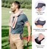 image:imageSukeen Sports Sun Visor for Men Women Lightweight Packable Cooling Visor Hat Stretchy Empty Top CapDark Grey