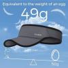 image:imageSukeen Sports Sun Visor for Men Women Lightweight Packable Cooling Visor Hat Stretchy Empty Top CapDark Grey