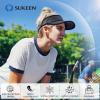 image:imageSukeen Sports Sun Visor for Men Women Lightweight Packable Cooling Visor Hat Stretchy Empty Top CapDark Grey