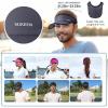 image:imageSukeen Sports Sun Visor for Men Women Lightweight Packable Cooling Visor Hat Stretchy Empty Top CapDark Grey