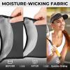 image:imageSukeen Sports Sun Visor for Men Women Lightweight Packable Cooling Visor Hat Stretchy Empty Top CapDark Grey