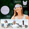 image:imageSukeen Sports Sun Visor for Men Women Lightweight Packable Cooling Visor Hat Stretchy Empty Top CapLight Purple