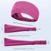 image:imageSukeen Cooling Headbands Sports Headbands Sweat Headbands for Men Women Workout Head Bands for Running Yoga Gym Tennis Camping 4 Pack BlueRose RedPurpleWhite