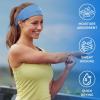 image:imageSukeen Cooling Headbands Sports Headbands Sweat Headbands for Men Women Workout Head Bands for Running Yoga Gym Tennis Camping 4 Pack Royal BlueBlueGreenRose Red