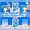 image:imageSukeen Cooling Wide Headbands Women Instant Cooling NonSlip Sweat Band Headbands Moisture Wicking Head Bands 4 Pack BlueRose RedDrak GrayWhite