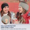 image:imageSukeen Ear Warmers for Women Soft Warm DoubleLayer Winter Headbands for Women Ponytail NonSlip Ear Warmer Headband for Cold Weather Running Cycling Hiking Skiing BlackGray