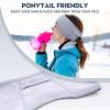 image:imageSukeen Ear Warmers for Women Soft Warm DoubleLayer Winter Headbands for Women Ponytail NonSlip Ear Warmer Headband for Cold Weather Running Cycling Hiking Skiing BlackPurple