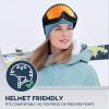 image:imageSukeen Ear Warmers for Women Soft Warm DoubleLayer Winter Headbands for Women Ponytail NonSlip Ear Warmer Headband for Cold Weather Running Cycling Hiking Skiing BlackBlue