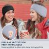 image:imageSukeen Ear Warmers for Women Soft Warm DoubleLayer Winter Headbands for Women Ponytail NonSlip Ear Warmer Headband for Cold Weather Running Cycling Hiking Skiing BlackPurple