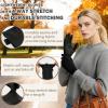 image:imageSukeen Lightweight Running Gloves for Women Touchscreen AntiSlip Liner Gloves Winter Warm Gloves for Cycling Driving SoccerBlack