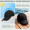 image:imageSukeen Mens Baseball Cap  Adjustable Breathable MoistureWicking Hat for Golf Hiking Fishing Running Outdoor DailyBlack