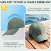 image:imageSukeen Mens Baseball Cap  Adjustable Breathable MoistureWicking Hat for Golf Hiking Fishing Running Outdoor DailyGray