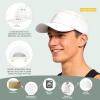 image:imageSukeen Mens Baseball Cap  Adjustable Breathable MoistureWicking Hat for Golf Hiking Fishing Running Outdoor DailyWhite