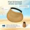 image:imageSukeen Sun Visor Hat for Women Straw Sun Visors Summer MoistureWicking Packable Straw Beach Hats for Outdoor TravelBeige