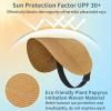 image:imageSukeen Sun Visor Hat for Women Straw Sun Visors Summer MoistureWicking Packable Straw Beach Hats for Outdoor TravelBeige