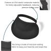 image:imageSukeen Sun Visor Hat for Women Straw Sun Visors Summer MoistureWicking Packable Straw Beach Hats for Outdoor TravelBlack