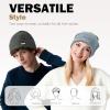 image:imageSukeen Winter Beanie for Men Women Double Layer Soft Warm Winter Hat Unisex Knit Cuffed Beanie Stocking Cap for Cold WeatherGrey