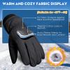 image:imageSukeen Winter Gloves Women Men Waterproof Windproof Warm Touchscreen Gloves for Cold Weather Running Hiking DrivingMedium
