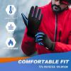 image:imageSukeen Winter Warm Gloves Men Women Touchscreen AntiSlip Winter Gloves for Men Cycling Running Hiking Driving BikingBlue