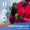 image:imageSukeen Winter Warm Gloves Men Women Touchscreen AntiSlip Winter Gloves for Men Cycling Running Hiking Driving BikingGreen