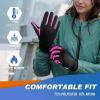 image:imageSukeen Winter Warm Gloves Men Women Touchscreen AntiSlip Winter Gloves for Men Cycling Running Hiking Driving BikingRose Red
