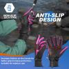 image:imageSukeen Winter Warm Gloves Men Women Touchscreen AntiSlip Winter Gloves for Men Cycling Running Hiking Driving BikingRose Red