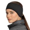 image:imageSukeen Ear Warmers for Women Soft Warm DoubleLayer Winter Headbands for Women Ponytail NonSlip Ear Warmer Headband for Cold Weather Running Cycling Hiking Skiing BlackBlack