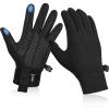 image:imageSukeen Lightweight Kids Gloves for Boys Girls Touchscreen Antislip Winter Warm Liner Gloves Aged 410 Running Cycling SoccerBlack
