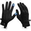 image:imageSukeen Lightweight Running Gloves for Women Touchscreen AntiSlip Liner Gloves Winter Warm Gloves for Cycling Driving SoccerBlack
