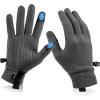 image:imageSukeen Lightweight Running Gloves for Women Touchscreen AntiSlip Liner Gloves Winter Warm Gloves for Cycling Driving SoccerGrey