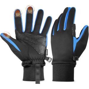 image:imageSukeen Winter Warm Gloves Men Women Touchscreen AntiSlip Winter Gloves for Men Cycling Running Hiking Driving BikingBlue