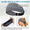 image:imageSukeen Adjustable Cooling Headbands for Women Non Slip Sweatbands for Women Lightweight Sweat Bands Headbands for Sports Yoga Running WorkoutGray