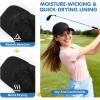 image:imageSukeen Baseball Cap for Women  Waterproof Ventilated Cooling Adjustable Quick Dry Hat for Sports Beach Brunch Outdoor Black