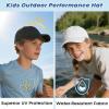 image:imageSukeen Kids Sports Baseball Cap for Boys Girls Lightweight UPF 50 Water Resistant Youth Plain Hat for Running Tennis GolfBlack