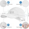 image:imageSukeen Lightweight Kids Baseball Cap for Boys Girls UPF 50 Sun Hat with Quick Dry Sweatband Breathable Youth Hat for OutdoorWhite