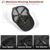 image:imageSukeen Linen Mesh Baseball Cap Breathable Cooling Sports Hat for Men Women Lightweight Soft Unstructured Running HatBlack