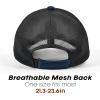 image:imageSukeen Linen Mesh Baseball Cap Breathable Cooling Sports Hat for Men Women Lightweight Soft Unstructured Running HatBlue