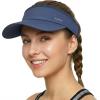 image:imageSukeen Sun Visor for Women Men Lightweight Running Hat with Shock Absorbing Quick Dry Sweatband Stretchy Visor Hat for SportsBlue