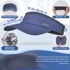 image:imageSukeen Sun Visor for Women Men Lightweight Running Hat with Shock Absorbing Quick Dry Sweatband Stretchy Visor Hat for SportsBlue